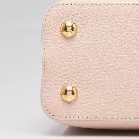 Louis Vuitton Blush Taurillon Leather Capucines Blooms MM Bag - Picture 2 of 12